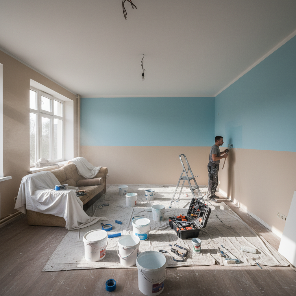 Rénovation peinture appartement : étapes, durée et budget